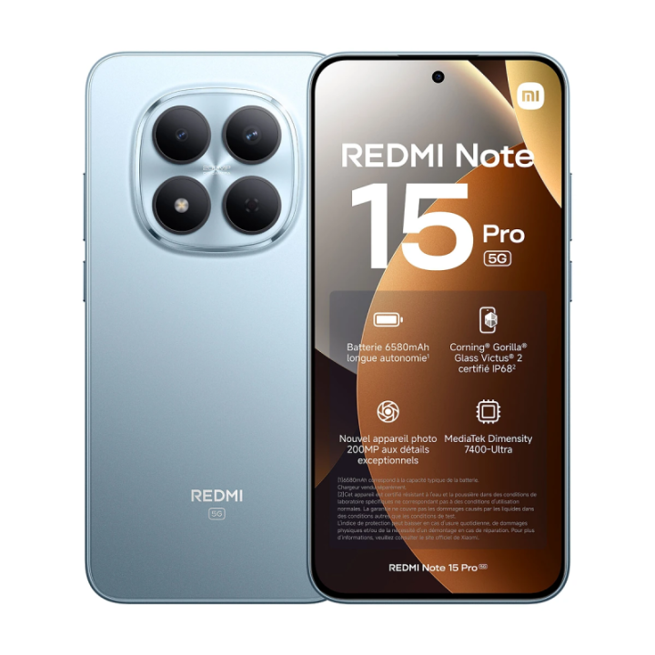 Celular Xiaomi Redmi Note 15 Pro 8Gb/256Gb/6.7/Blue