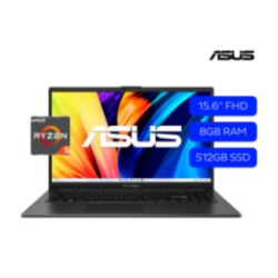 Notebook ASUS E1504Fa-Ws51/ AMD Ryzen 5- 40/Memoria RAM 8Gb/Disco Sólido 512Gb/ Pantalla 15.6" + Teclado Numerico /Ingles