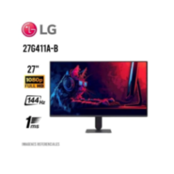Monitor LG 27" 27G411A-B HDMI 144Hz Ultragear Black