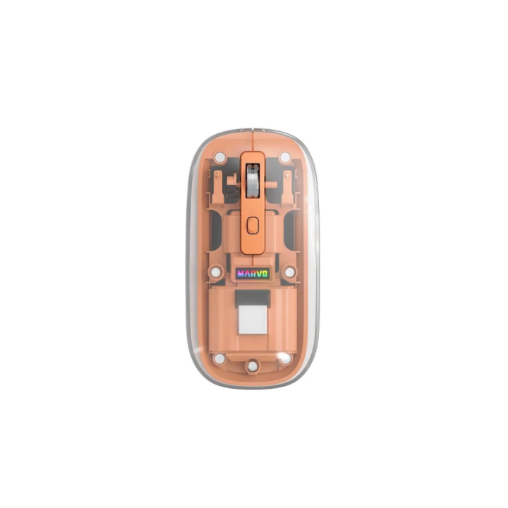 Mouse Marvo M810W Wireless Orange Recargable