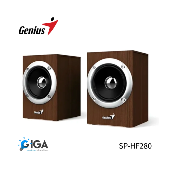 Parlante Genius Sp-Hf280 Wood 6W USB