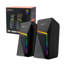Parlante Xtrike Me Sk-604 2 En 1 Wireless RGB Negro