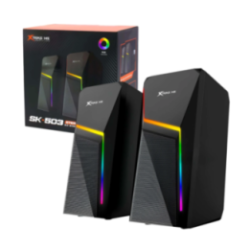 Parlante Xtrike Me Sk-604 2 En 1 Wireless RGB Negro