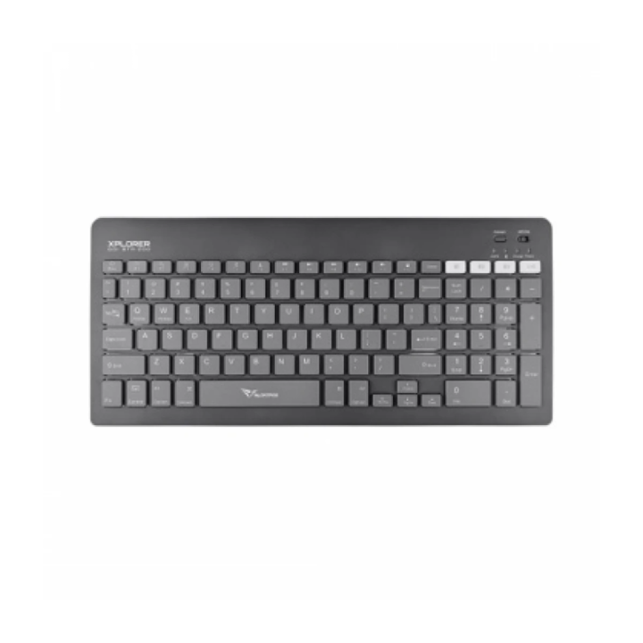 Teclado Alcatroz Xplorer Btr-200 Wireless Recargable Gray
