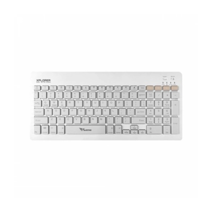 Teclado Alcatroz Xplorer Btr-200 Wireless Recargable White