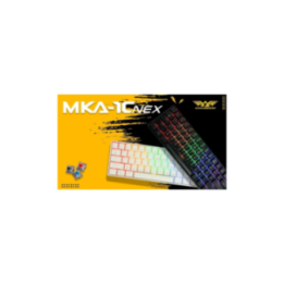 Teclado Mecanico Armaggeddon Mka-1C Nex RGB Tipo C White
