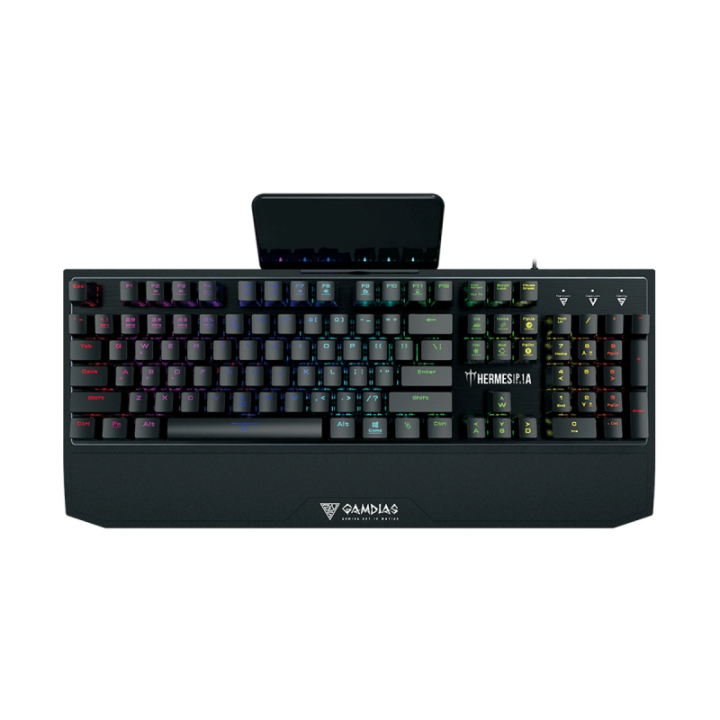 Teclado Gamdias Hermes E8 Mecanico RGB USB Black