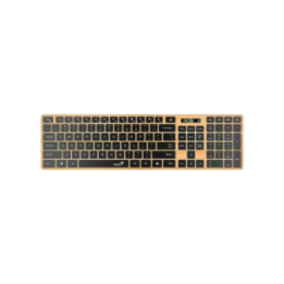 Teclado Genius Slimstar 7250Bt Wireless Pine-Wood