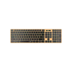 Teclado Genius Slimstar 7250Bt Wireless Pine-Wood