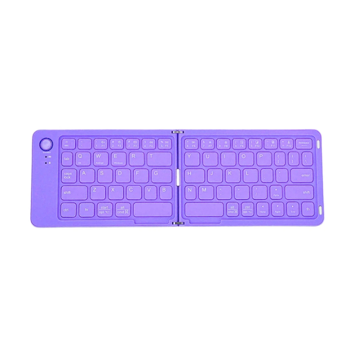 Teclado Meetion Plegable Btk001 Purple Wireless