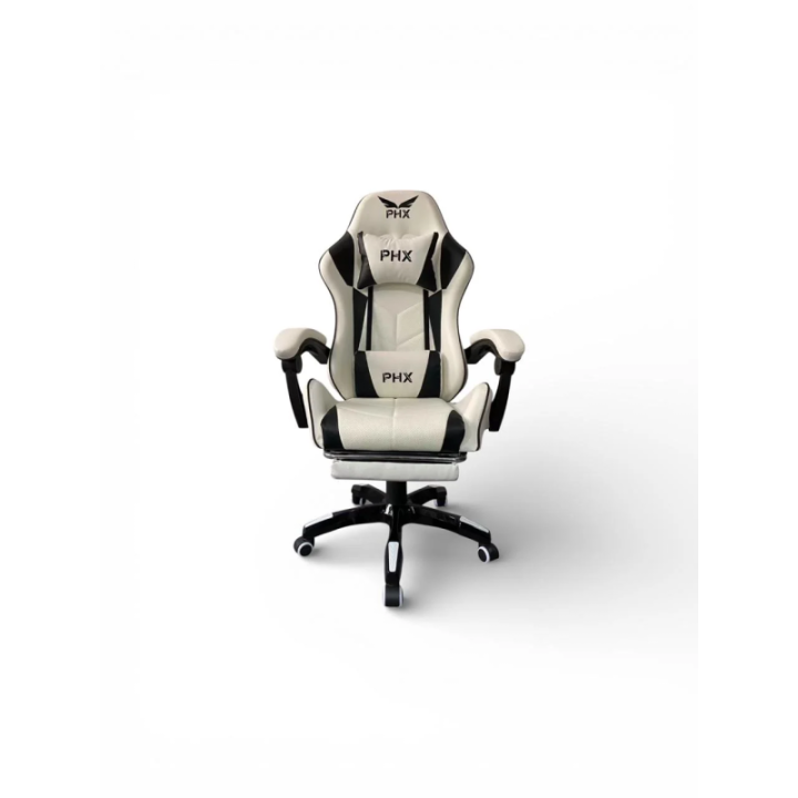 Silla Phx Ch-123 White/Black Gaming