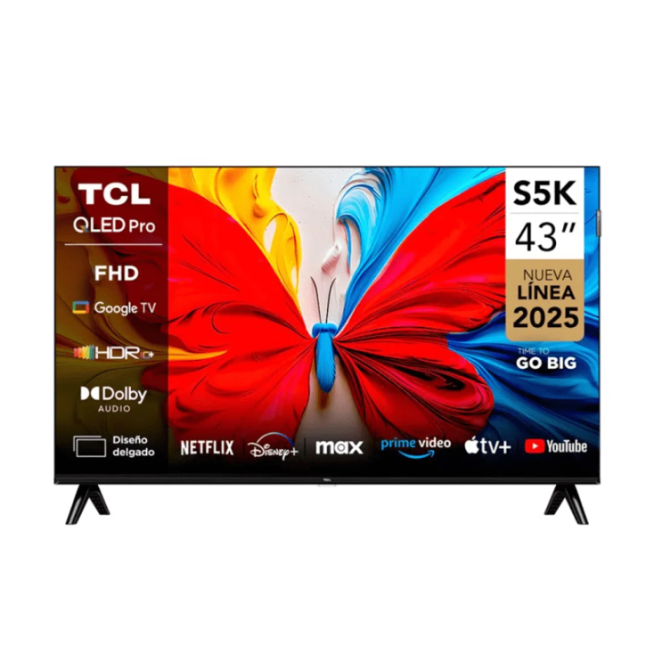 Televisor TCL 43S5K Qled 43" Google TV