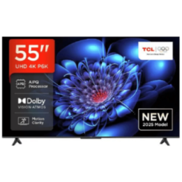Televisor TCL 55P6K 4K Hdr 55" Google TV