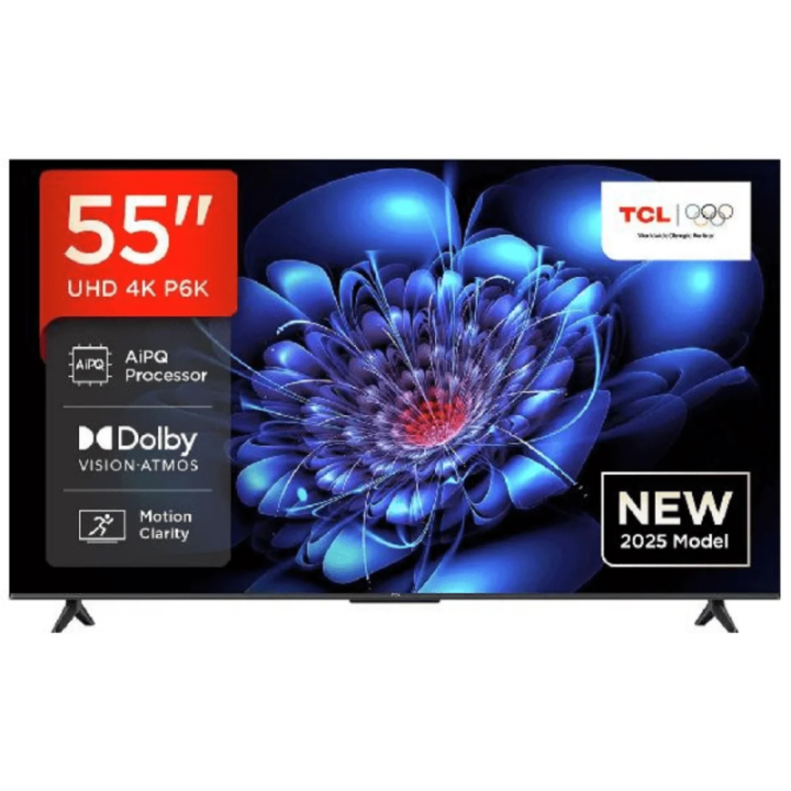 Televisor TCL 55P6K 4K Hdr 55" Google TV