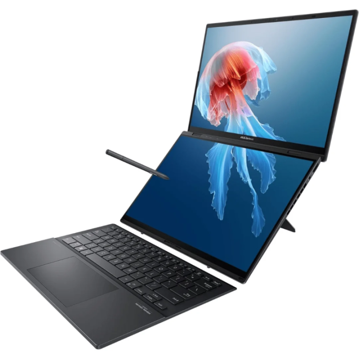 Notebook ASUS Zembook Duo Ux8406Ma-Sh96T Intel Ultra 9 185H SSD: 1Tb Pcieg4/ Memoria RAM 16Gb DDR5 Wlan: Wi-Fi 6E (11Ax)