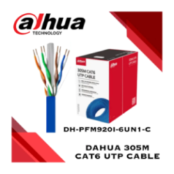 Cable Utp Dahua Dh-Pfm920I-6Un Cat6 305Mt 100% Cu Int