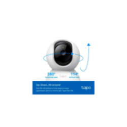 Camara TP-Link Tapo C202 Wi-Fi 1080P 360° Vision Nocturna (Incluye microSD De 32Gb Hiksemi)
